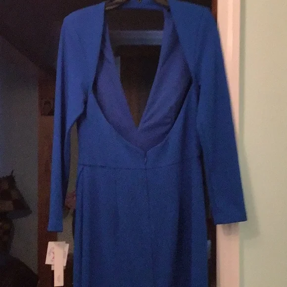 AQUA WOMENS FORMAL GOWN ROYAL BLUE SIZE 12 - Picture 6 of 16